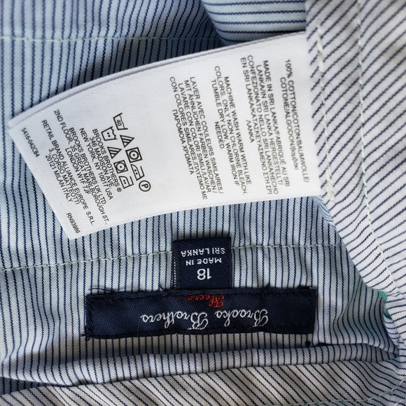 BROOKS BROTHERS Boys Preppy Green Pants Size 18 - Picture 5 of 6